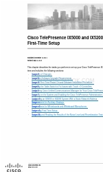 Cisco TelePresence IX5000 Erstmalige Einrichtung