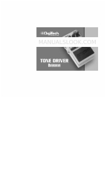 DigiTech TONE DRIVER Manual