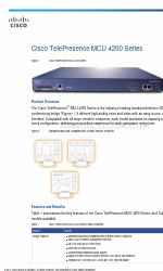 Cisco TelePresence MCU 4203 Fiche technique