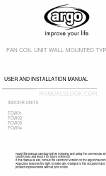 Argo FCW03 Instrukcja obsługi i instalacji