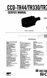 Sony CCD-TR440PK Manual de serviço