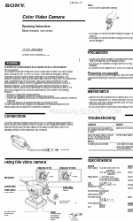 Sony CCD-Z8 Operating Instructions