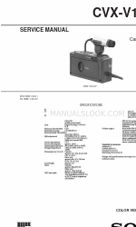 Sony CVX-V1 Servicehandleiding