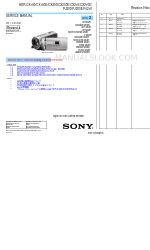 Sony CX200 Servis Kılavuzu