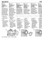 Sony DCR-PC330 Manuale supplementare