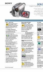 Sony DCR-TRV460 - Digital Handycam Camcorder Brochure