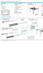 Cisco TelePresence System Codec C60 Installing Manual