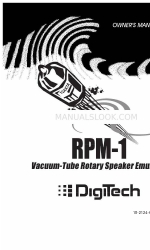 DigiTech RPM1 Owner's Manual