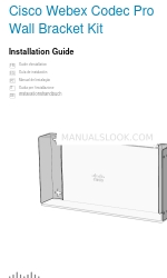 Cisco Webex Codec Pro Manuel d'installation