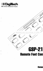 DigiTech GSP-2101fc Panduan Pemilik