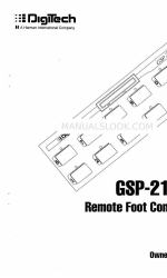 DigiTech GSP-2101fc (Bahasa Inggris) Panduan Pemilik