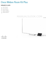 Cisco Webex Room Kit Plus Manual de instalação