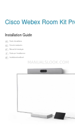 Cisco Webex Room Kit Pro Installation Manual