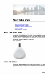 Cisco Webex Share Manual