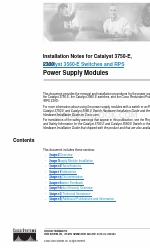 Cisco 2300 Notas de instalación