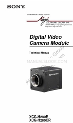 Sony XCGH280CR Technical Manual