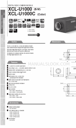 Sony XCL-U1000C Handmatig