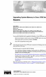 Cisco 3600 Series Instructions de mise à niveau
