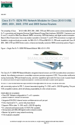 Cisco 3700 series Datenblatt