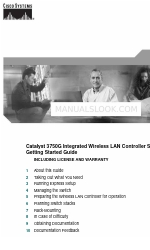 Cisco 3750G - Catalyst Integrated Wireless LAN Controller Manual de iniciação