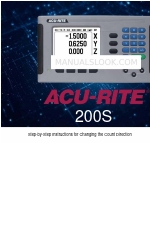 ACU-RITE 200S READOUTS Adım Adım Talimatlar