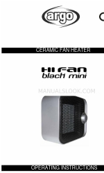 Argo HI FAN black mini Mode d'emploi