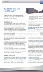 3Com 4210 Series Datasheet