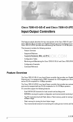 Cisco 7200-I/O-GE+E Gebruikershandleiding