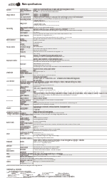 Sony Alpha 550 Spécifications