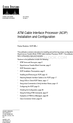 Cisco ACIP-SM= Посібник з встановлення та налаштування