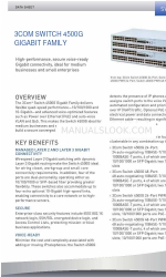 3Com 4500G Series Datasheet