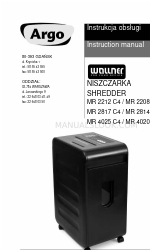 Argo Wallner MR 4020 C2 Instrukcja obsługi