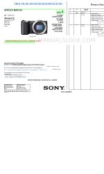 Sony NEX-5CK Service-Handbuch