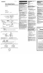 Sony SRS-U10 Instrukcja obsługi