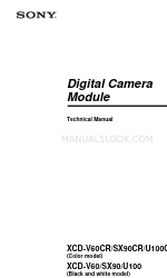 Sony SX90CR Technical Manual