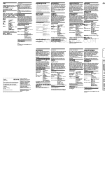 Sony XA 300 操作説明