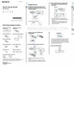 Sony ALTUS ALT-SA31iR Panduan Pengaturan Cepat