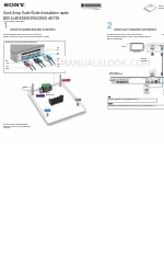 Sony BDV-E390 Manuel d'installation rapide