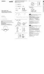 Sony BDV-N8100W  Guide Manuel d'installation du haut-parleur