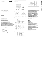 Sony BDV-N890W Speaker Installation Manual