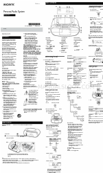 Sony CFD-S50 Istruzioni per l'uso