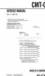 Sony CMT-C7NT Servicehandleiding