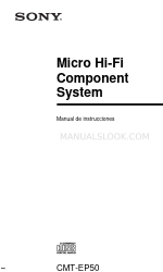 Sony CMT-EP50 Manual de instruções