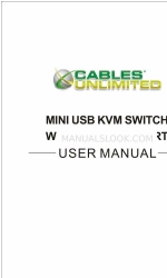 Cables Unlimited SWB-9000UA Manual del usuario