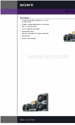 Sony LBT-ZX8 - Mini Hi-fi Component System Especificações