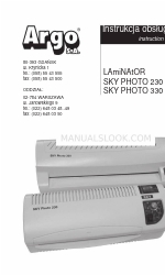 Argo SKY PHOTO 230 Manual de instrucciones