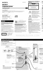 Sony MHC-EC55 Instruções de utilização