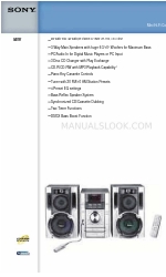 Sony MHC-EC70 - Mini Hi-fi Component System Spezifikationen