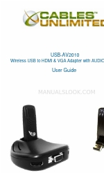 Cables Unlimited USB-AV2010 Manual del usuario