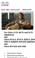 Cisco ASA 5515-X Manuale di istruzioni per l'installazione